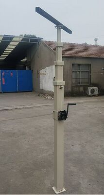manual telescopic mast hand crank up light tower mast 9m 30ft