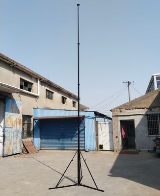 push up antenna mast hand push pole telescoping pole 6m light weight 20ft